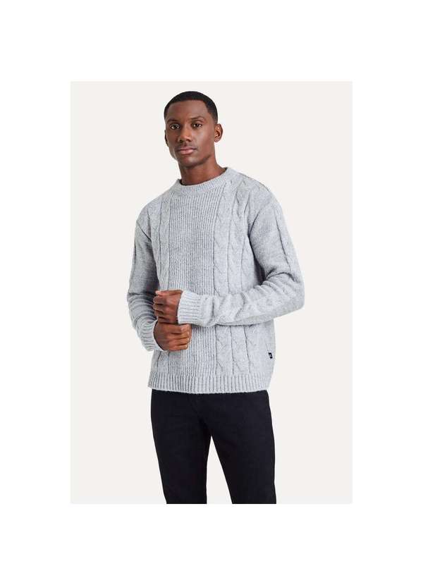 Reserva - Suéter Londres Color Reserva Cinza Mescla