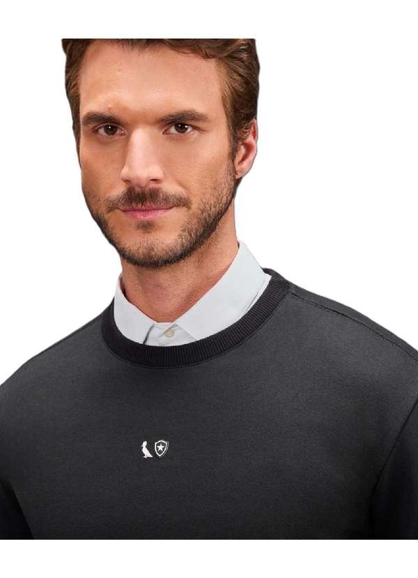 Reserva - Sueter Moletom Botafogo Reserva Preto 2