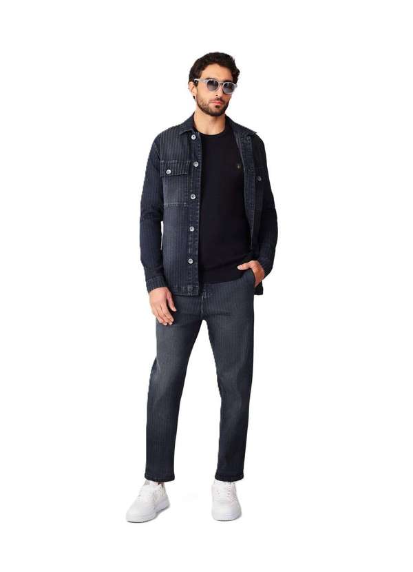 Reserva - Tricot Gola Careca Flamengo Reserva Preto