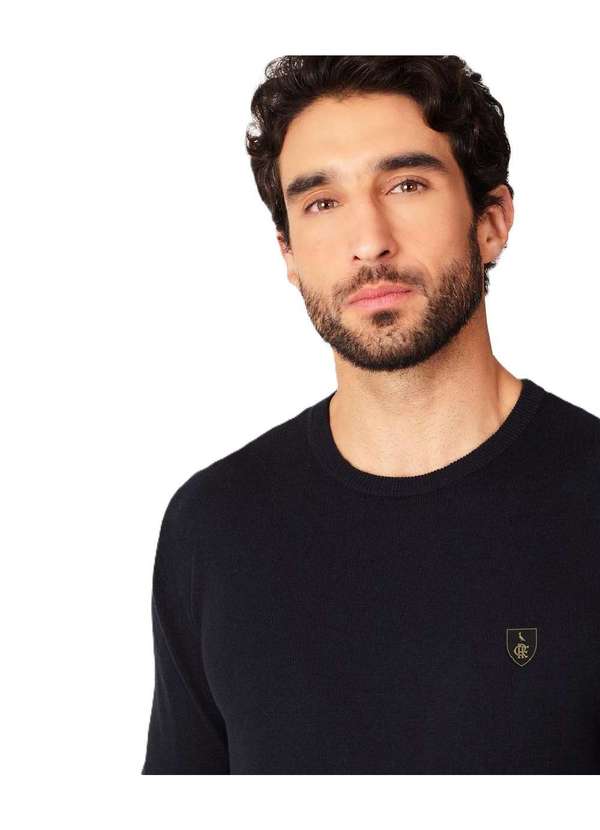 Reserva - Tricot Gola Careca Flamengo Reserva Preto 2