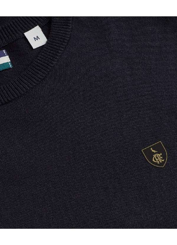 Reserva - Tricot Gola Careca Flamengo Reserva Preto 5