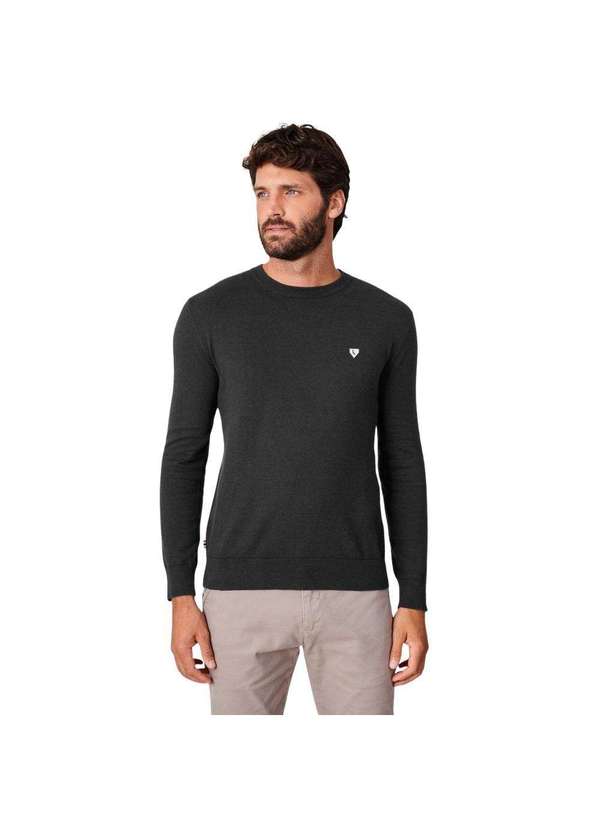 Reserva - Tricot Gola Careca São Paulo Reserva Cinza Escuro