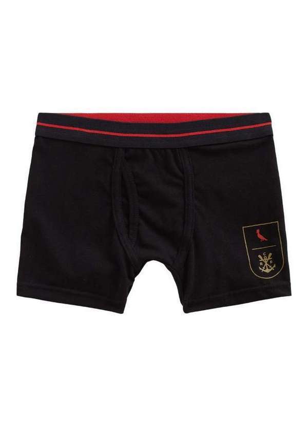 Cueca Boxer Flamengo Reserva Mini Preto Reserva