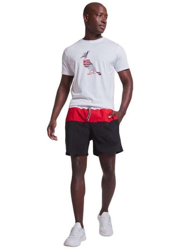 Reserva - Short Praia Flamengo Recortes Reserva Preto 2