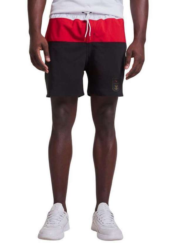 Reserva - Short Praia Flamengo Recortes Reserva Preto 3