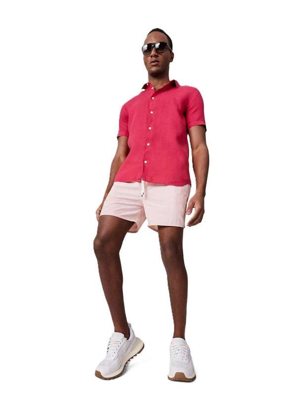 Reserva - Short Praia Liso Premium Reserva Rosa Bebe 2