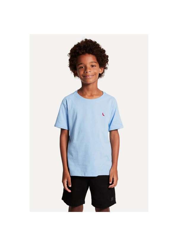 Reserva Mini - Camiseta Brasa Pica Pau Bordado Mini Mini Reserva Mini Azul