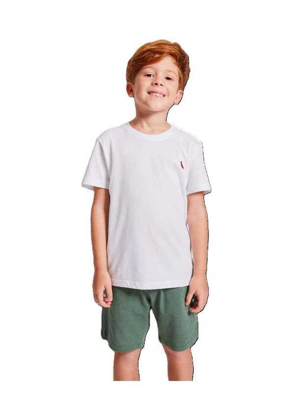 Reserva Mini - Camiseta Brasa Pica Pau Bordado Mini Mini Reserva Mini Branco