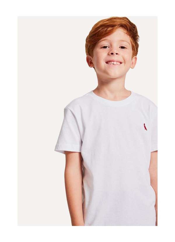 Reserva Mini - Camiseta Brasa Pica Pau Bordado Mini Mini Reserva Mini Branco 2