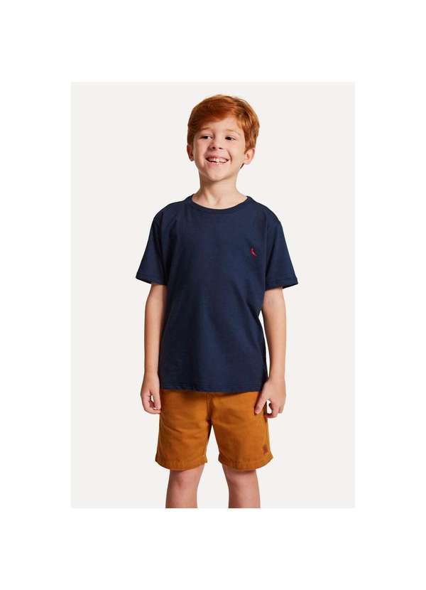 Reserva Mini - Camiseta Brasa Pica Pau Bordado Mini Mini Reserva Mini Marinho 2