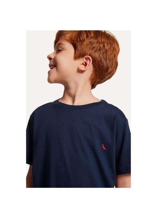 Reserva Mini - Camiseta Brasa Pica Pau Bordado Mini Mini Reserva Mini Marinho 3