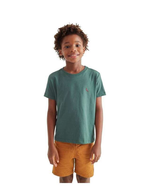 Reserva Mini - Camiseta Brasa Pica Pau Bordado Mini Mini Reserva Mini Verde Stoned