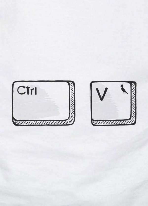 Camiseta Cb Ctrl V Reserva Mini Branco Reserva