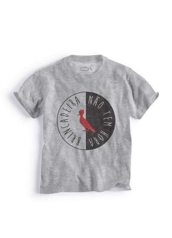 Reserva Mini - Camiseta Não Tem Hora Reserva Mini Cinza Mescla 2