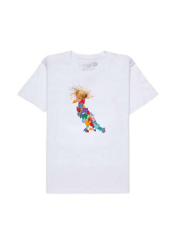 Reserva Mini - Camiseta Pica Pau Junino Reserva Mini Branco