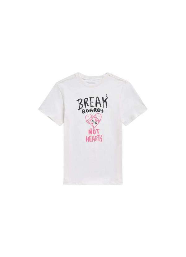 Reserva Mini - Vestido Menina Silk Break Boards Reserva Mini Off White