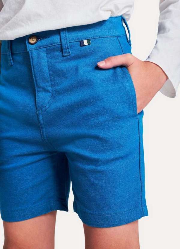 Reserva Mini - Bermuda Casual Tito Reserva Mini Azul Petroleo 2