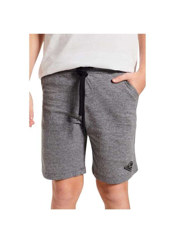 Reserva Mini - Bermuda Mini Moletinho Street Reserva Mini Cinza Mescla
