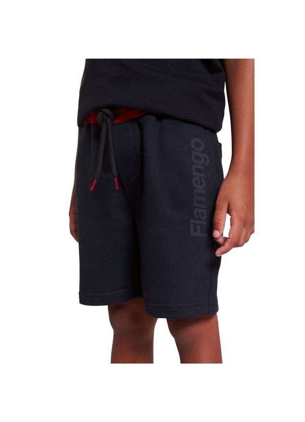 Reserva Mini - Bermuda Moletom Flamengo Reserva Mini Preto 2