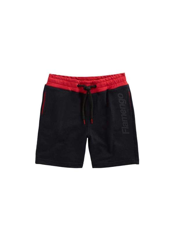 Reserva Mini - Bermuda Moletom Flamengo Reserva Mini Preto 4