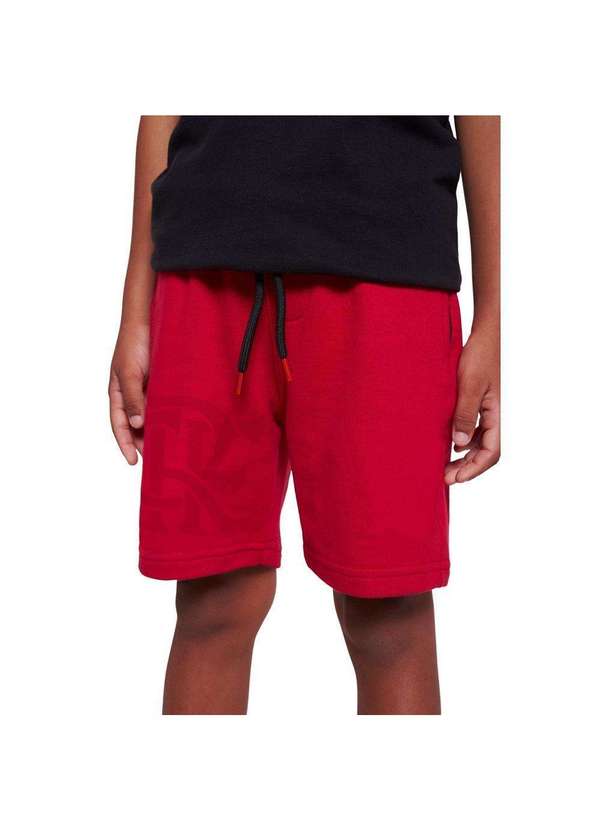 Reserva Mini - Bermuda Moletom Flamengo Reserva Mini Vermelho
