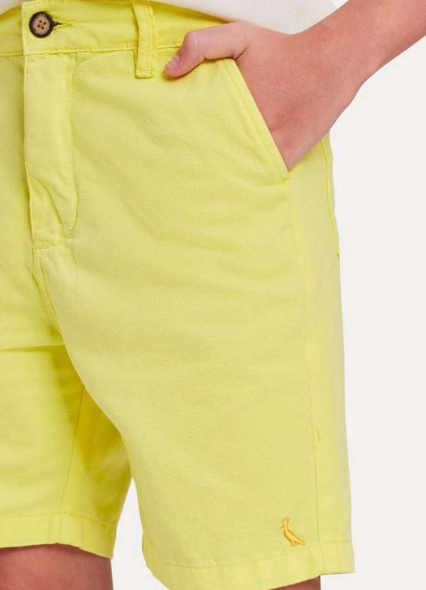 Reserva Mini - Bermuda Sm Casual Nova Reserva Mini Amarelo Claro 2