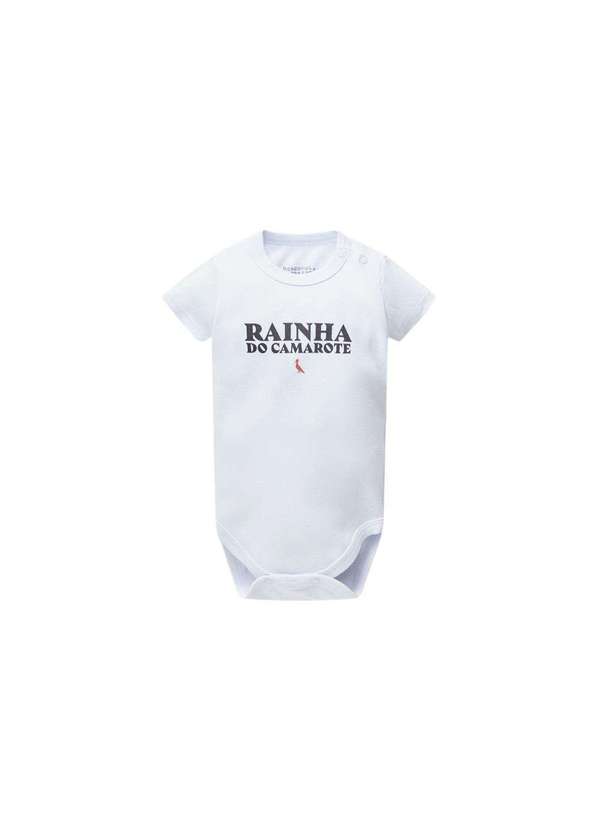 Reserva Mini - Body Bb Estampa Rainha do Camarote Reserva Mini Branco