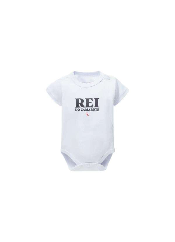 Reserva Mini - Body Bb Estampa Rei do Camarote Reserva Mini Branco