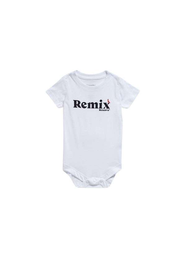 Reserva Mini - Body Bb Estampado Remix Reserva Mini Branco