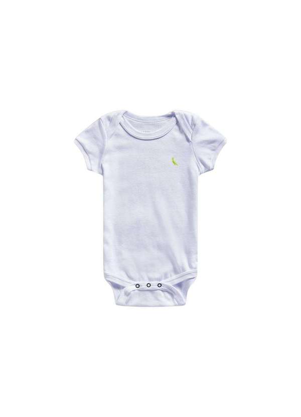 Reserva Mini - Body Bb Pica Pau Bordado Neon Reserva Mini Branco