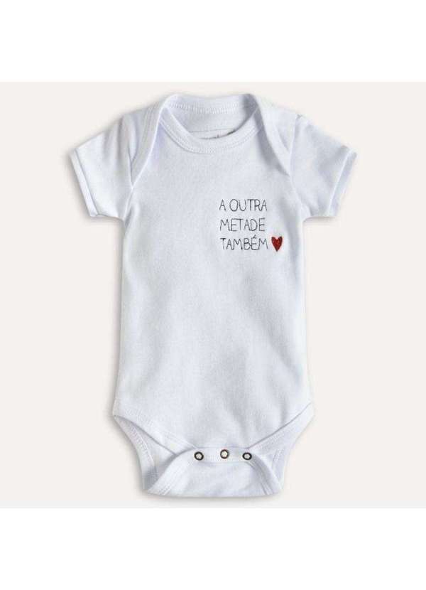 Reserva Mini - Body Bebê Bordado a Outra Metade Reserva Mini Branco