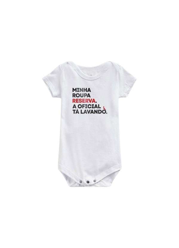 Reserva Mini - Body Bebê Roupa Reserva Mini Branco 3