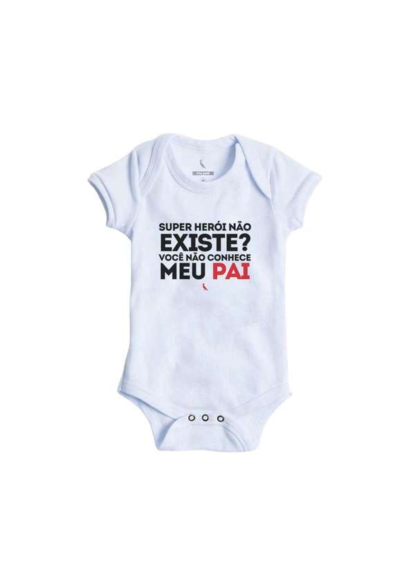Reserva Mini - Body Bebê Super Pai Reserva Mini Branco