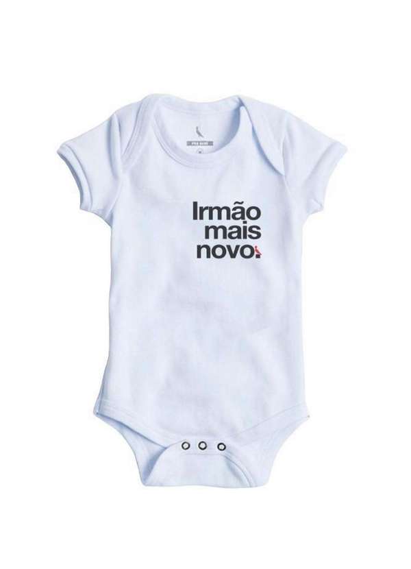 Reserva Mini - Body Estampa Irmão Mais Novo Reserva Mini Branco