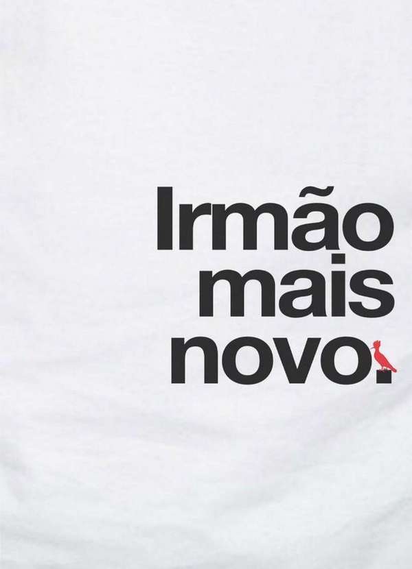 Reserva Mini - Body Estampa Irmão Mais Novo Reserva Mini Branco 3