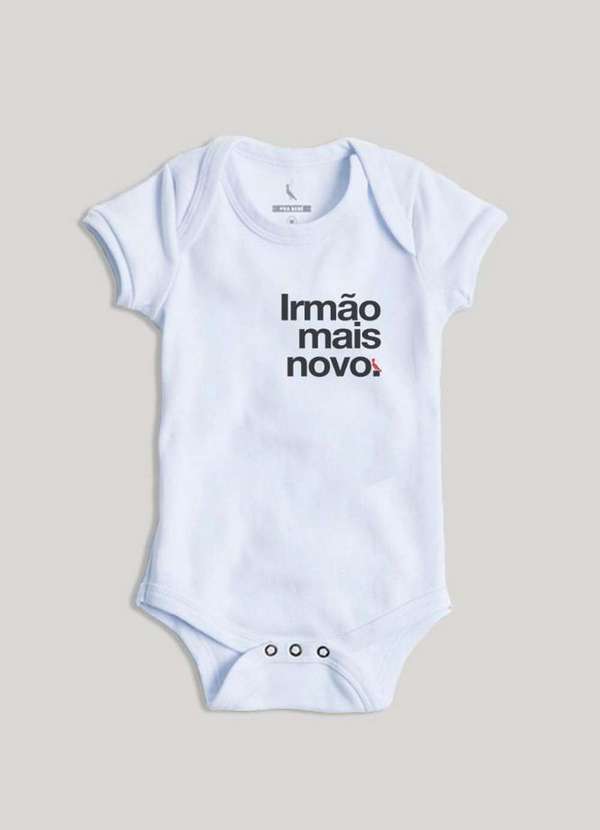 Reserva Mini - Body Estampa Irmão Mais Novo Reserva Mini Branco 5