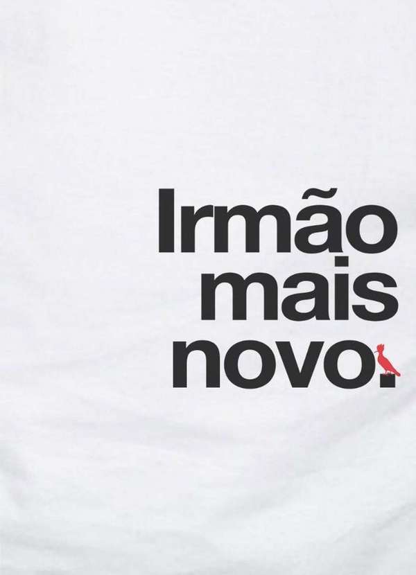 Reserva Mini - Body Estampa Irmão Mais Novo Reserva Mini Branco 6