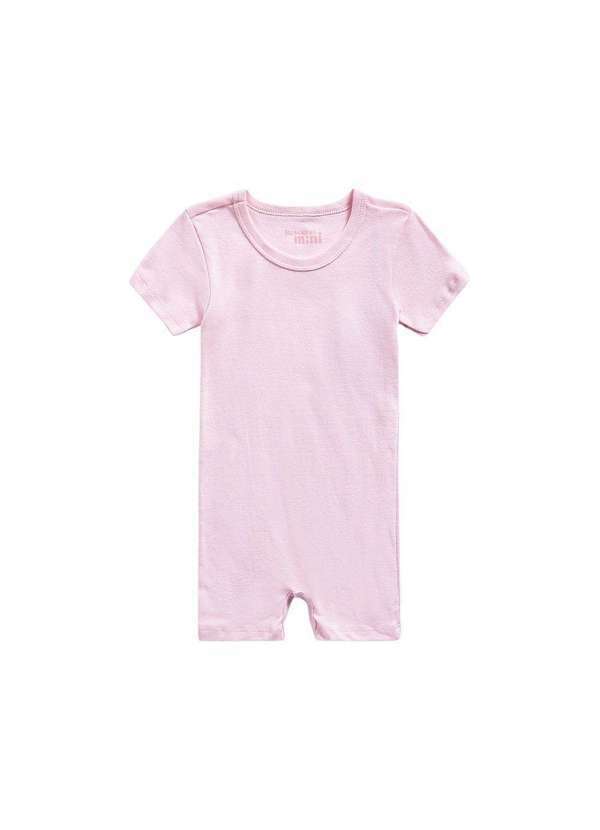 Reserva Mini - Macacão Bb Mc Básico Reserva Mini Rosa