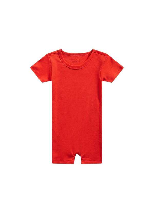 Reserva Mini - Macacão Bb Mc Básico Reserva Mini Vermelho