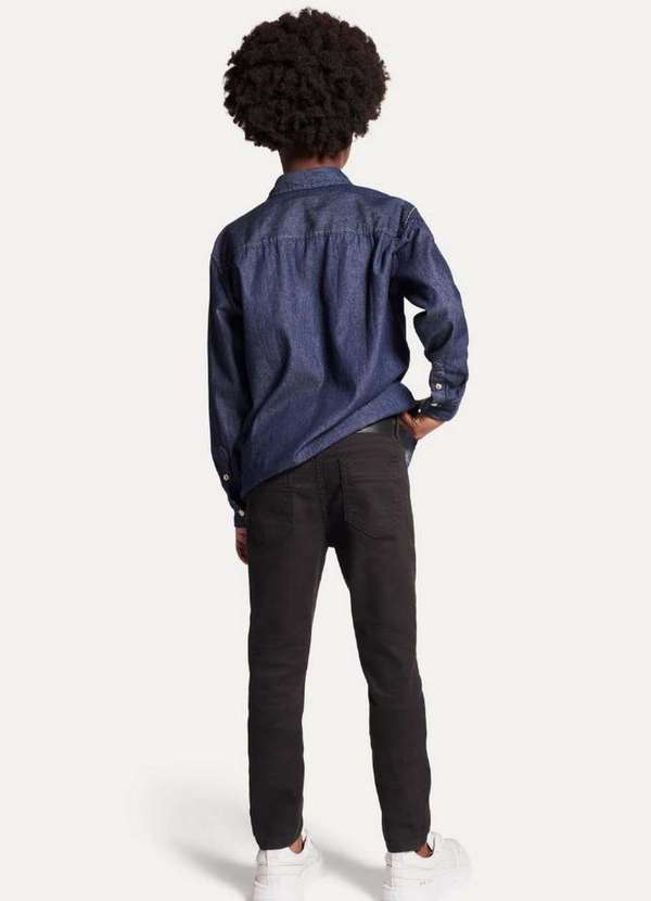 Reserva Mini - Calça Pf Skinny Color Reserva Mini Preto 5