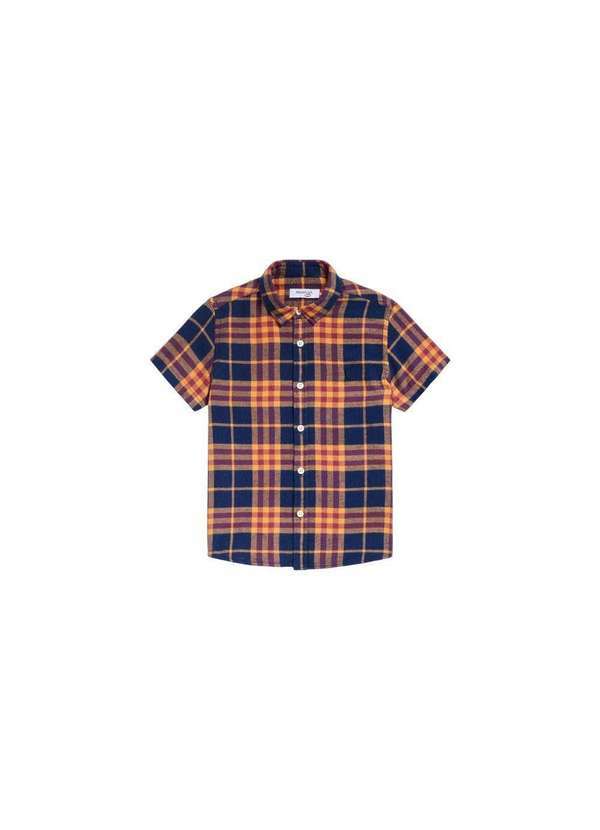 Reserva Mini - Camisa Flanela Xadrez Tricolor Reserva Mini Marinho