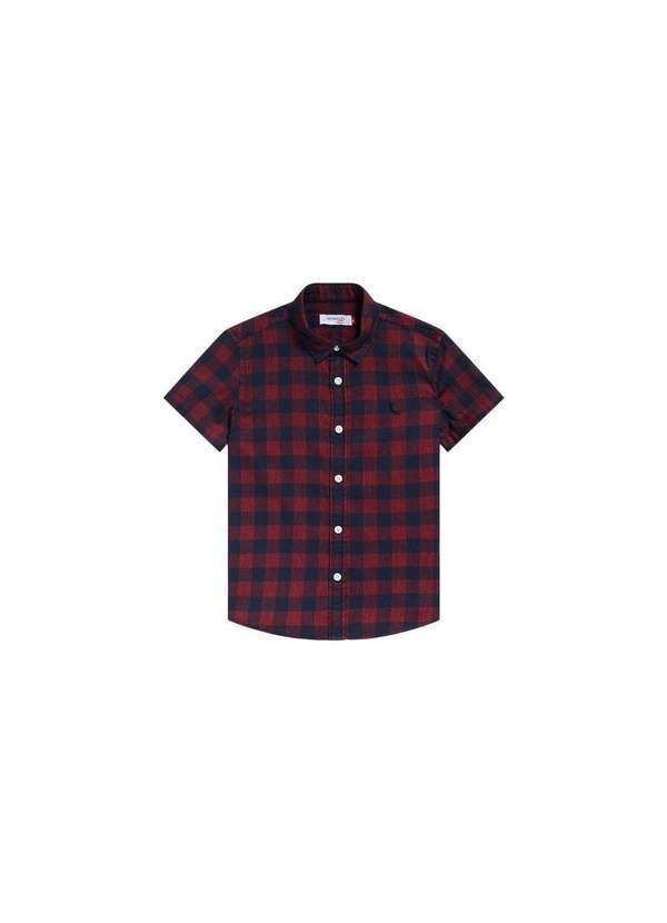 Reserva Mini - Camisa Xadrez Canoa Reserva Mini Vermelho