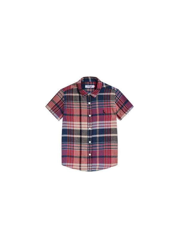 Reserva Mini - Camisa Xadrez Franca Reserva Mini Vinho