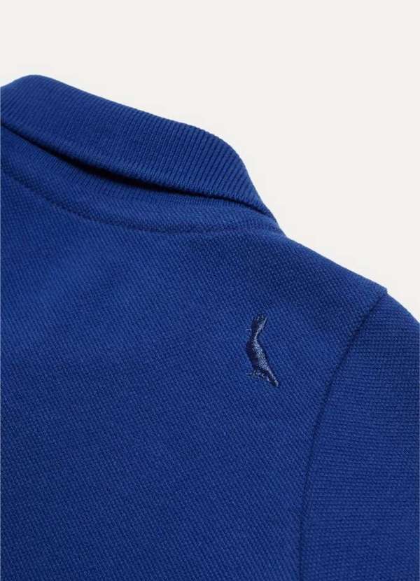 Reserva Mini - Polo Bb Macaquinho Piquet Básica Reserva Mini Carbono Az 2