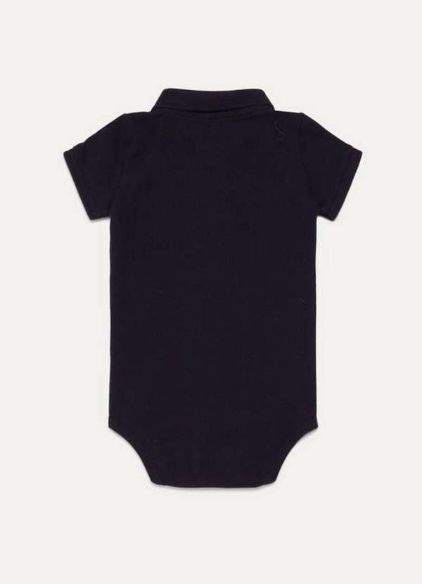 Reserva Mini - Polo Bb Macaquinho Piquet Básica Reserva Mini Preto 3