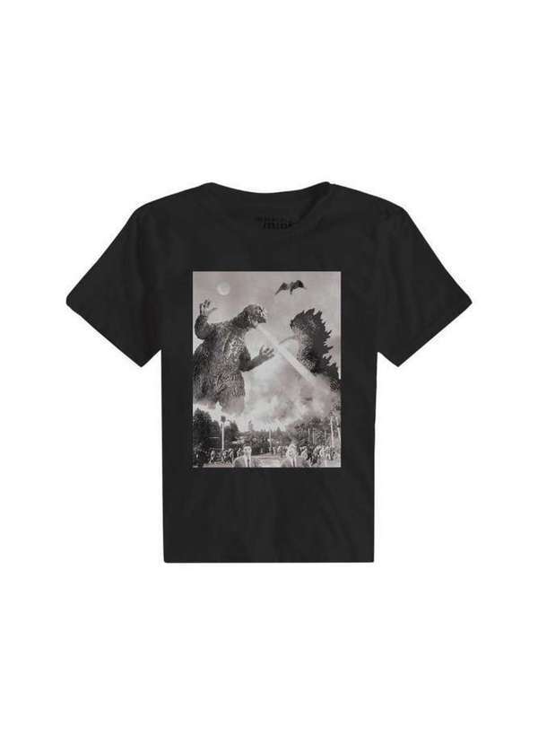 Reserva Mini - Camiseta Algodão Godzilla Reserva Mini Preto