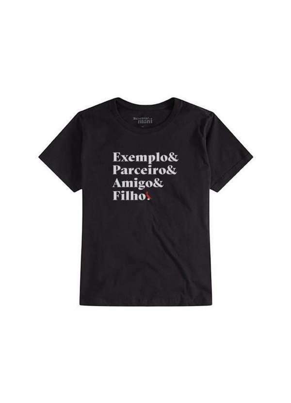 Reserva Mini - Camiseta Est Filho Reserva Mini Preto