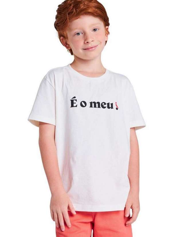 Reserva Mini - Camiseta Estampada e o Meu Reserva Mini Off White