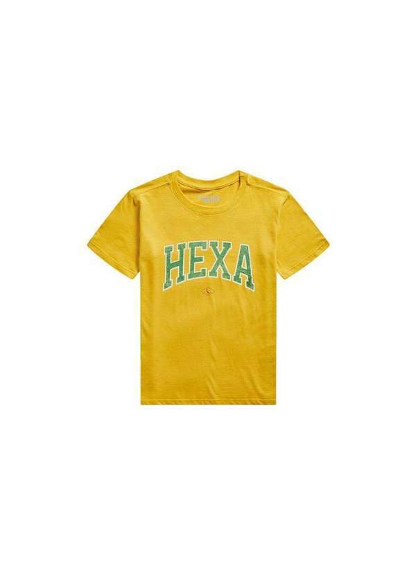Reserva Mini - Camiseta Estampada Hexa Reserva Mini Amarelo