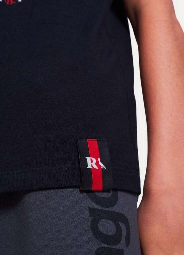 Reserva Mini - Camiseta Estampada Pica Pau Brasão Reserva Mini Preto 3